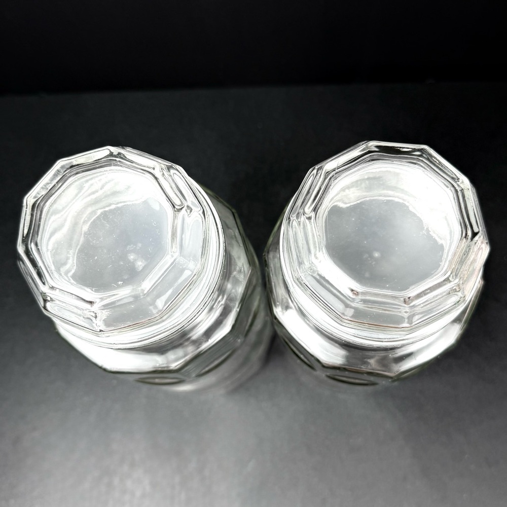 Vintage Planters Mr. Peanut Glass Jars With Lids 1978 Anchor Hocking - Set Of 2 - Picture 2 of 10